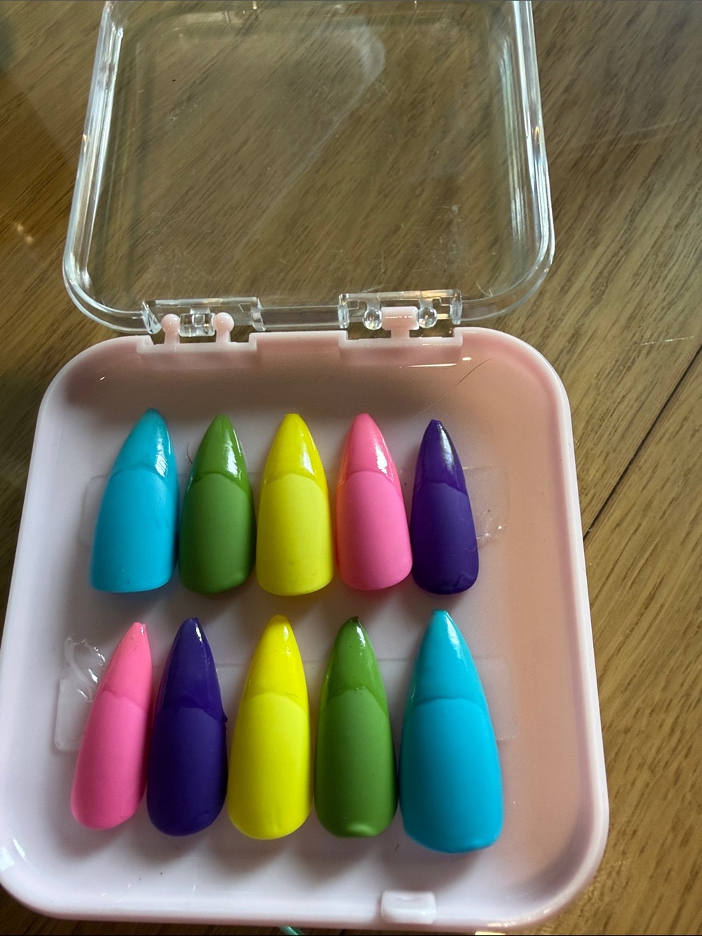 palette of color nails